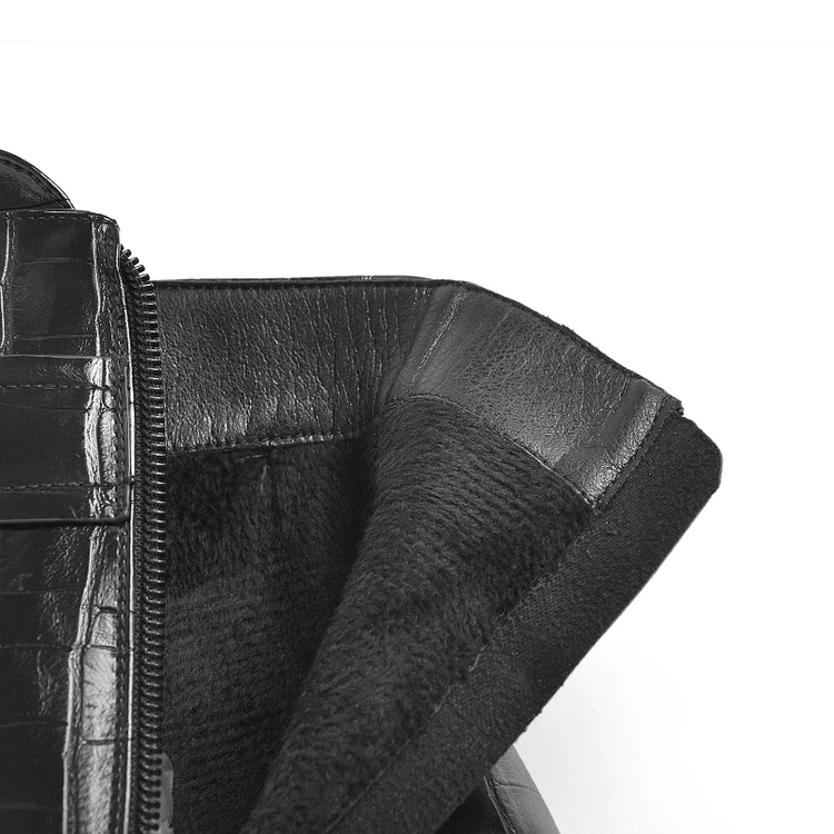 Ankle Strap Wedges With Metal Chain Booties - Image 5