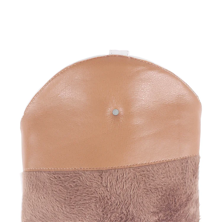 Thick Heel Butterfly Embroidery Western Boots - Image 6