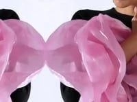 IN BLOOM EXAGGERATED CUFF LONG SLEEVE MIDI DRESS - Image 8