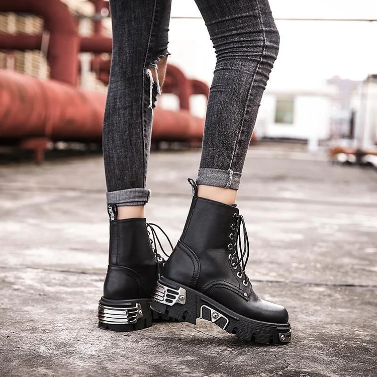 Metal Decor Motorcycle Boots 10 Metal Decor Motorcycle Boots - Image 8