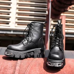 Metal Decor Motorcycle Boots 18 Metal Decor Motorcycle Boots -AKIRA Shop 749d9cfdb0ac7f6d5918588318218cd5 750x
