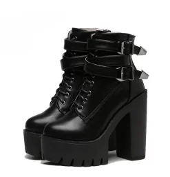 Double Buckle Strap Platform Boots 9 Double Buckle Strap Platform Boots -AKIRA Shop 77ba01846a27b97dd37f96e51d1f8c7e 750x