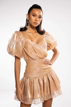 A DREAM WILL DO SHINE MINI DRESS