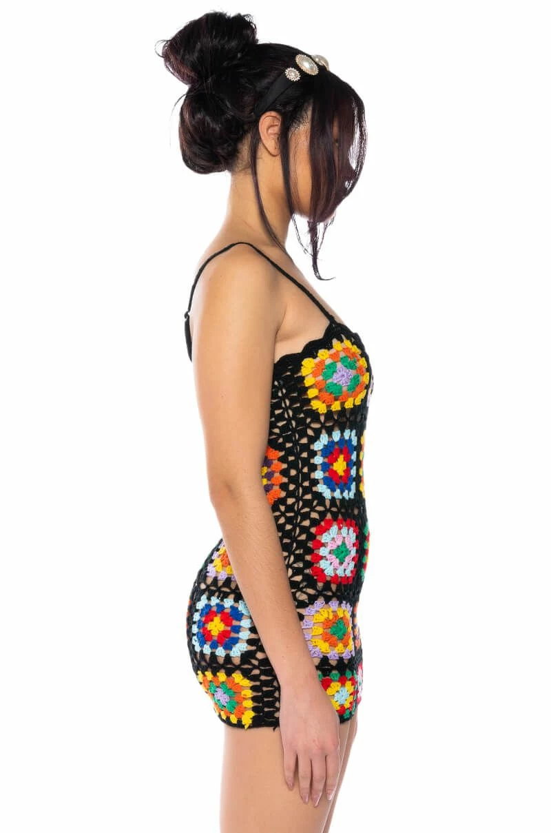 ARLO CROCHET KNIT MINI DRESS - Image 5
