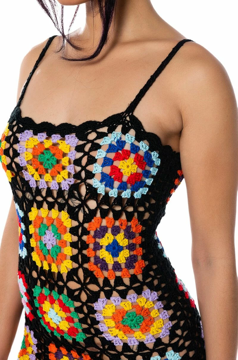 ARLO CROCHET KNIT MINI DRESS - Image 7