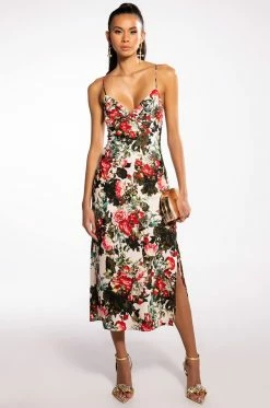 DANCE FREE FLORAL MAXI DRESS