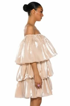 FAIRY DREAMS CHIFFON LAYERED MINI DRESS