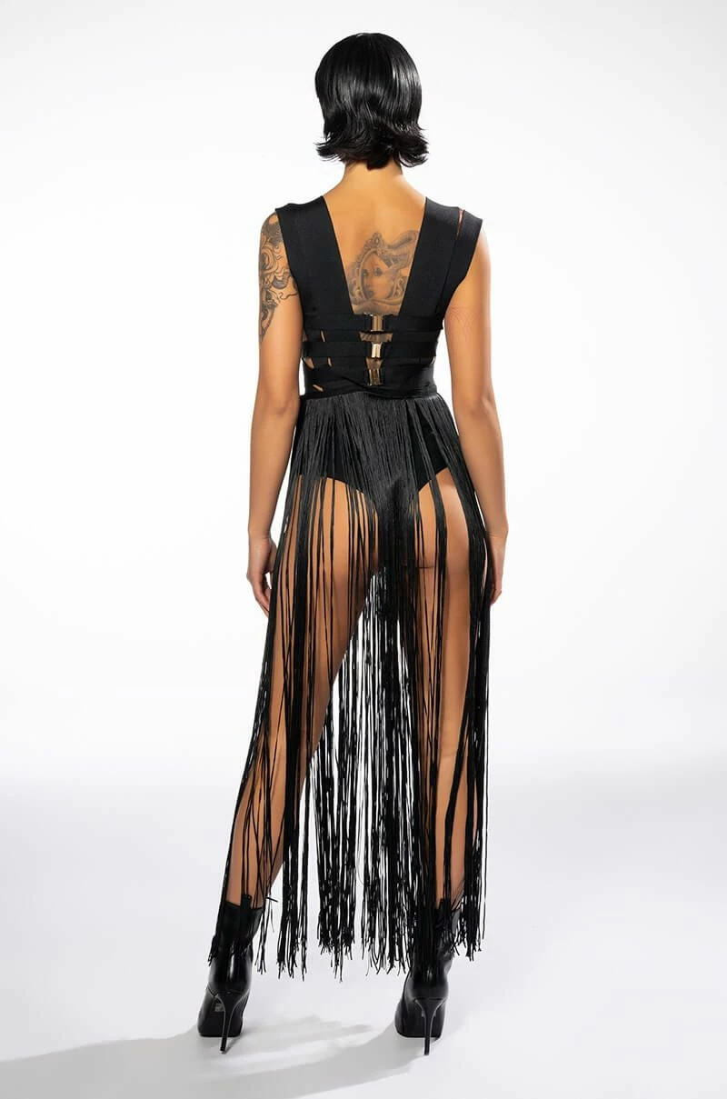 FESTIVAL FRINGE MAXI DRESS - Image 4