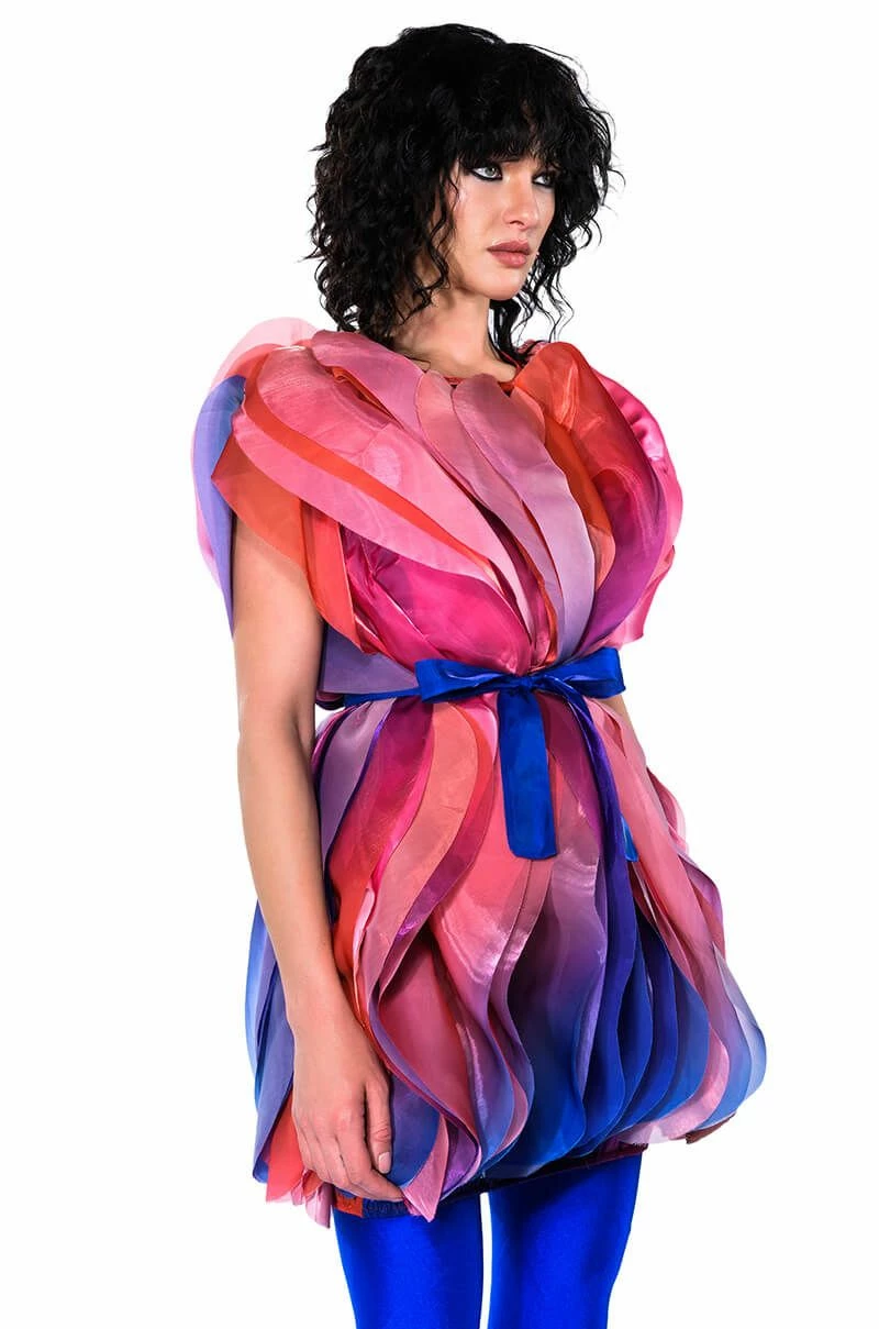 FLOAT LIKE A BUTTERFLY MINI FASHION DRESS - Image 10