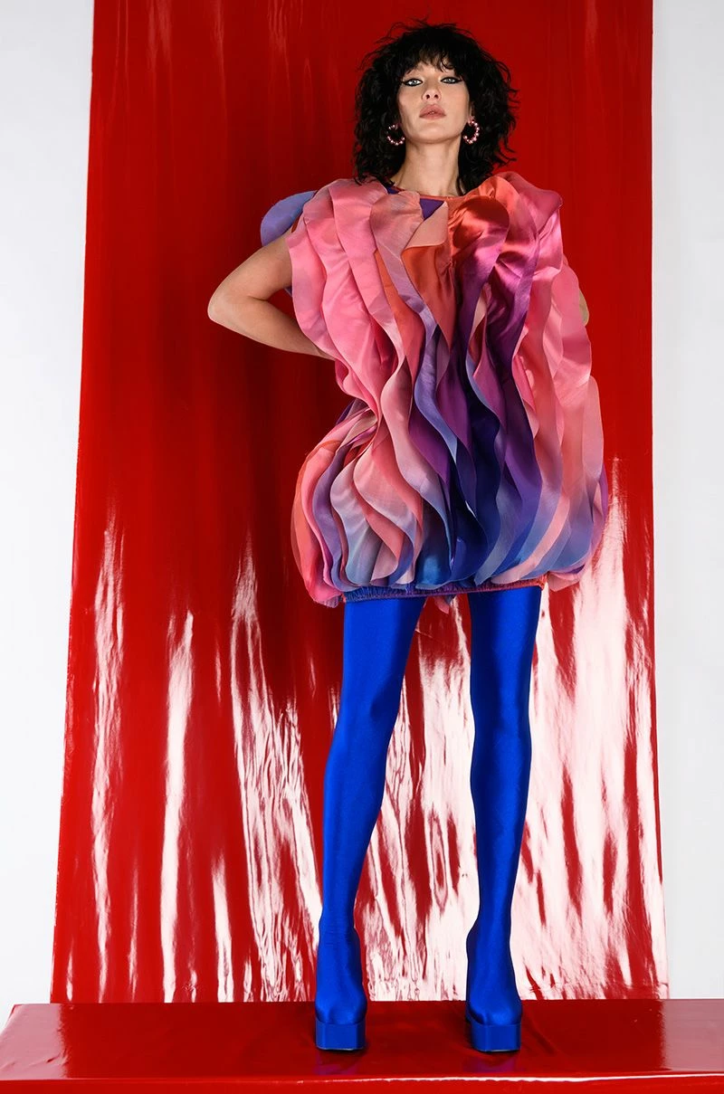 FLOAT LIKE A BUTTERFLY MINI FASHION DRESS - Image 3