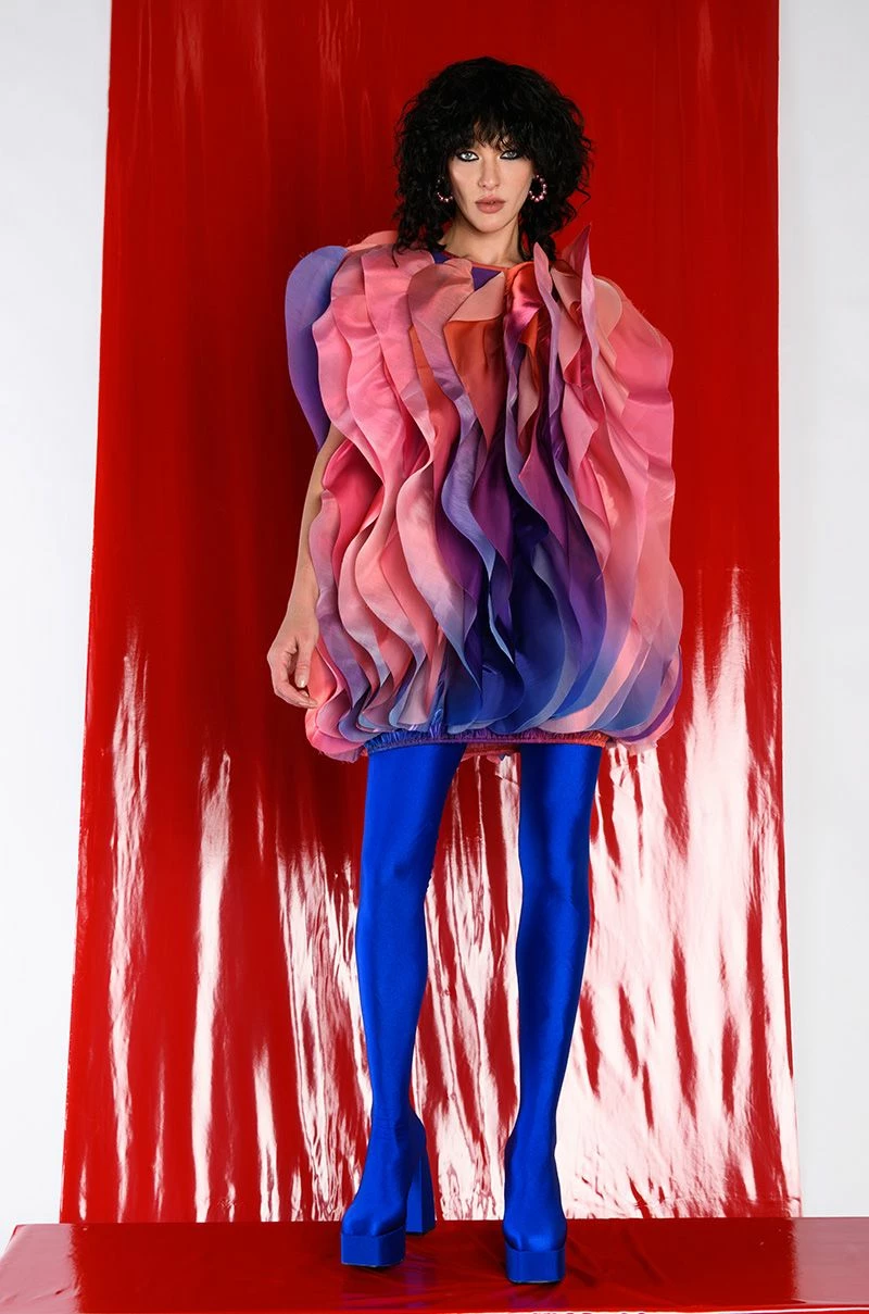 FLOAT LIKE A BUTTERFLY MINI FASHION DRESS - Image 4