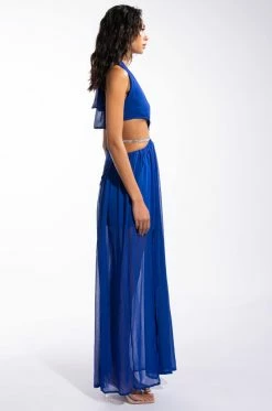 GET IN TO GROOVE MAXI DRESS -AKIRA Shop get in to groove maxi dress blue 3 3