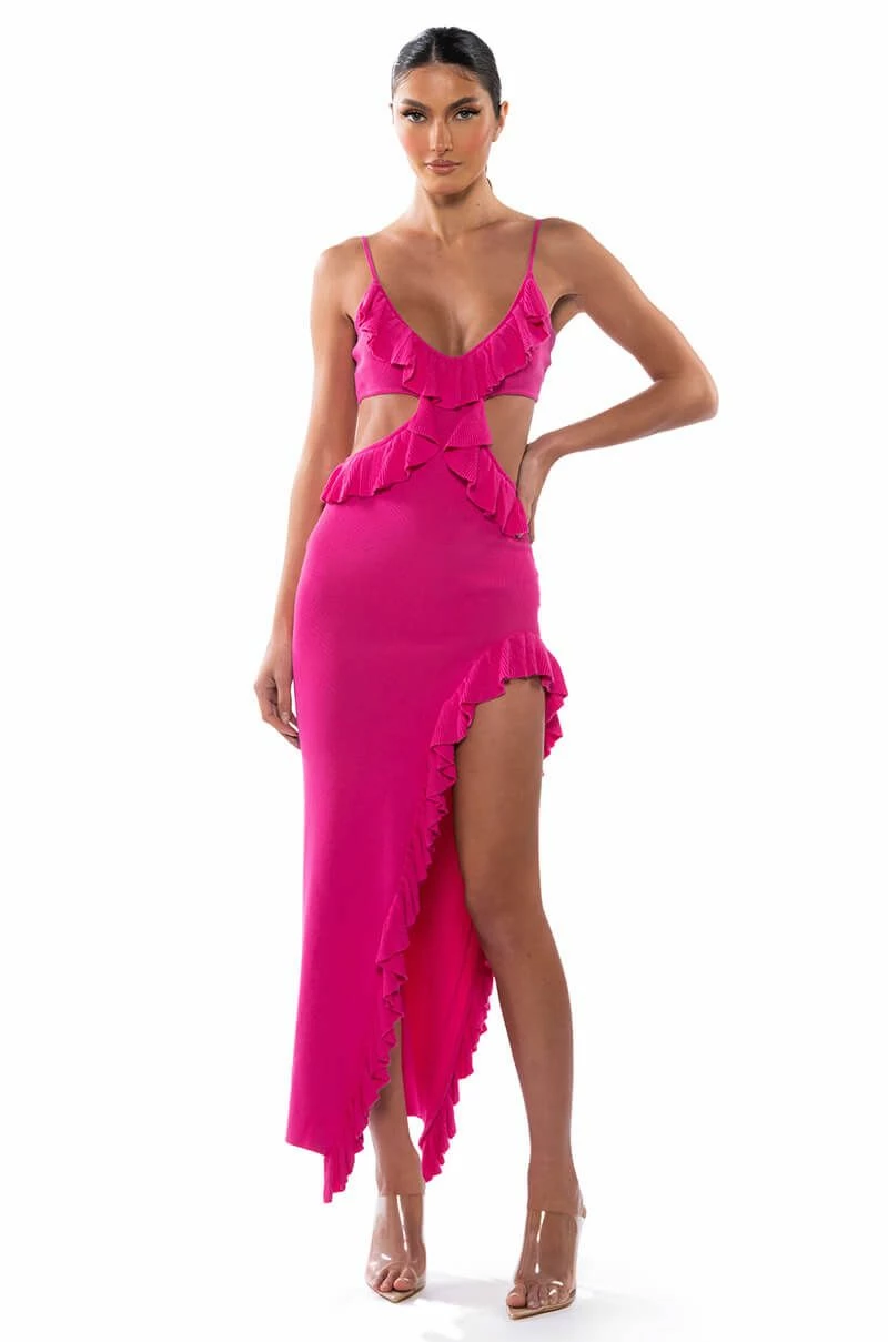 HAPPY SPIRITS RUFFLE KNIT MAXI DRESS 4 HAPPY SPIRITS RUFFLE KNIT MAXI DRESS - Image 2