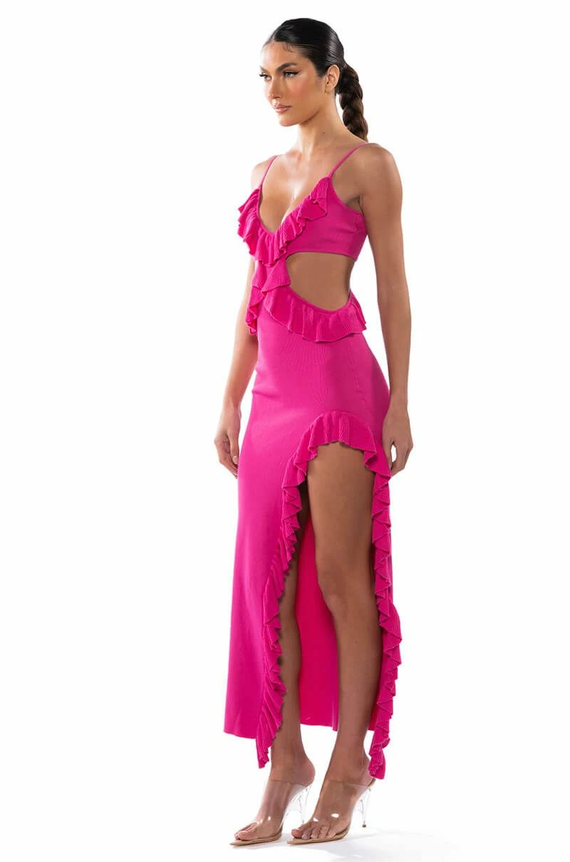 HAPPY SPIRITS RUFFLE KNIT MAXI DRESS 5 HAPPY SPIRITS RUFFLE KNIT MAXI DRESS - Image 3