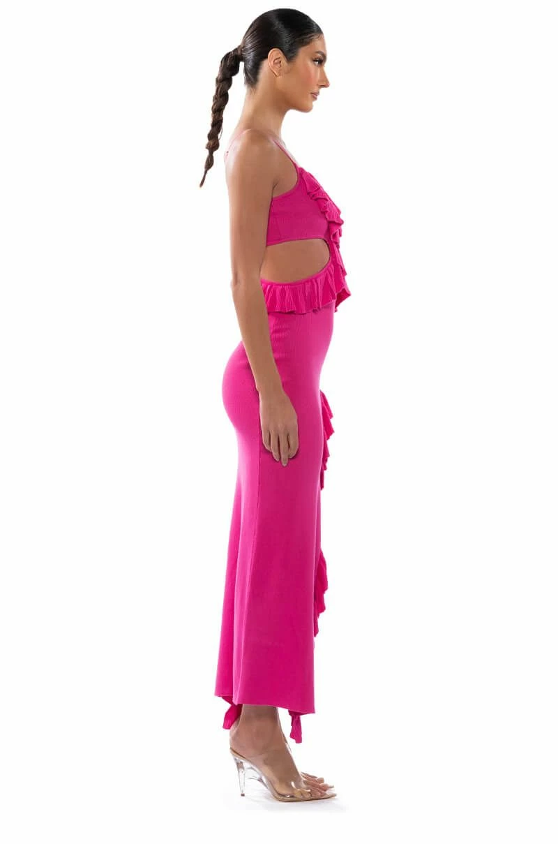 HAPPY SPIRITS RUFFLE KNIT MAXI DRESS 6 HAPPY SPIRITS RUFFLE KNIT MAXI DRESS - Image 4