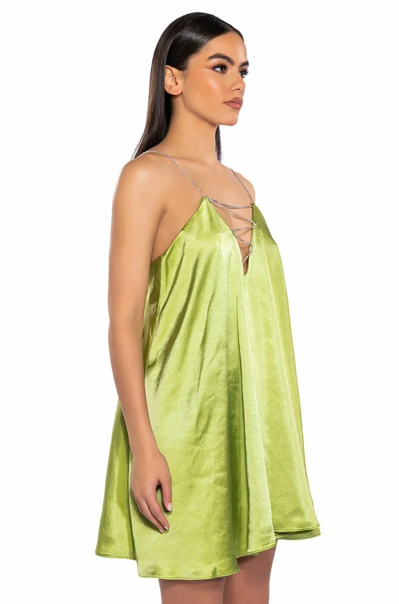 INEZ SLEEVELESS TRAPEZE MINI DRESS - Image 2