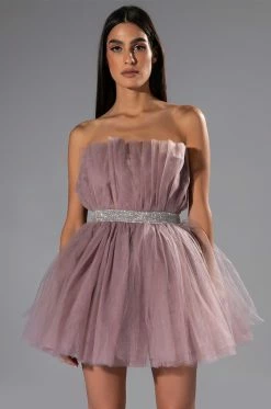 MAKE A MOVE TULLE MINI DRESS