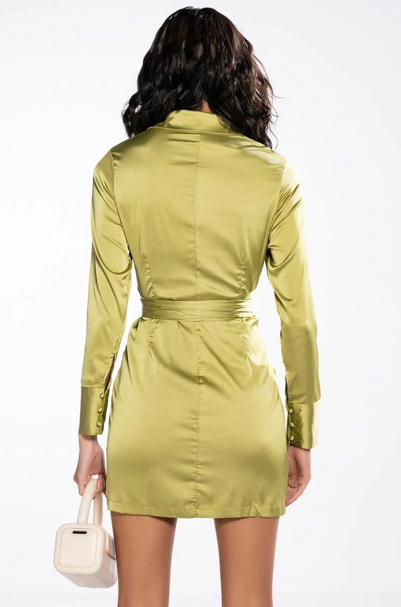 MOLLY TIE FRONT MINI DRESS - Image 5