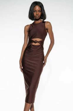 NO PROMISES MIDI DRESS