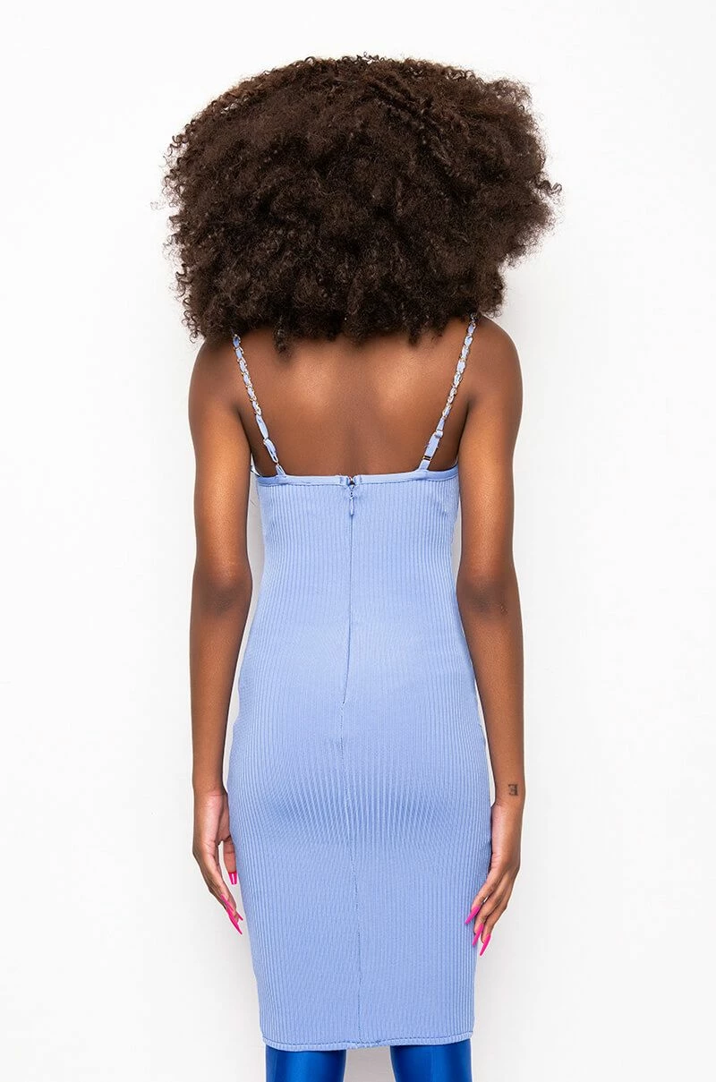 PERFECT EVERYDAY BANDAGE MIDI DRESS - Image 5