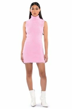 PINKY PROMISE SOFT KNIT MINI DRESS 13 PINKY PROMISE SOFT KNIT MINI DRESS -AKIRA Shop pinky promise soft knit mini dress light pink 3 3