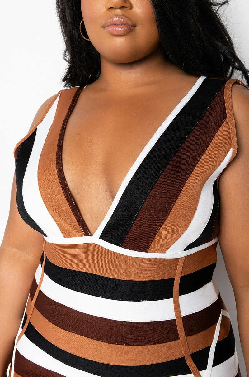 PLUS BETTER THAN THE HYPE BANDAGE MIDI DRESS - Image 5
