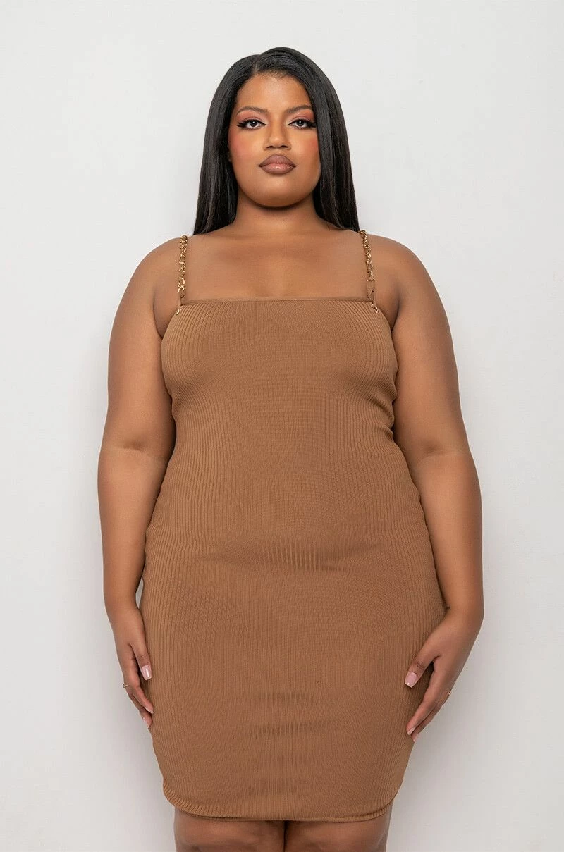 PLUS PERFECT EVERYDAY BANDAGE MINI DRESS - Image 3