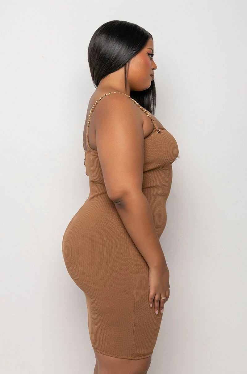 PLUS PERFECT EVERYDAY BANDAGE MINI DRESS - Image 4