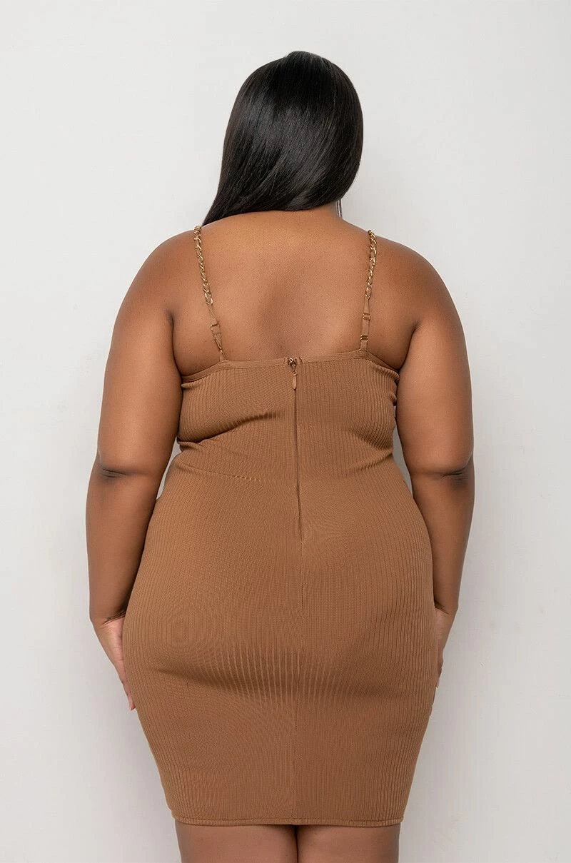 PLUS PERFECT EVERYDAY BANDAGE MINI DRESS - Image 5