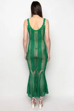 CAN'T HELP IT MAXI CROCHET DRESS