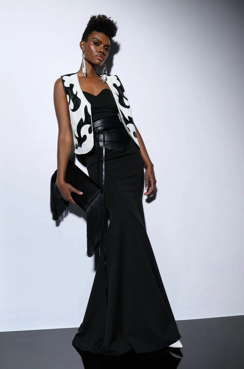 RUN THE WORLD STRAPLESS MAXI DRESS - Image 4