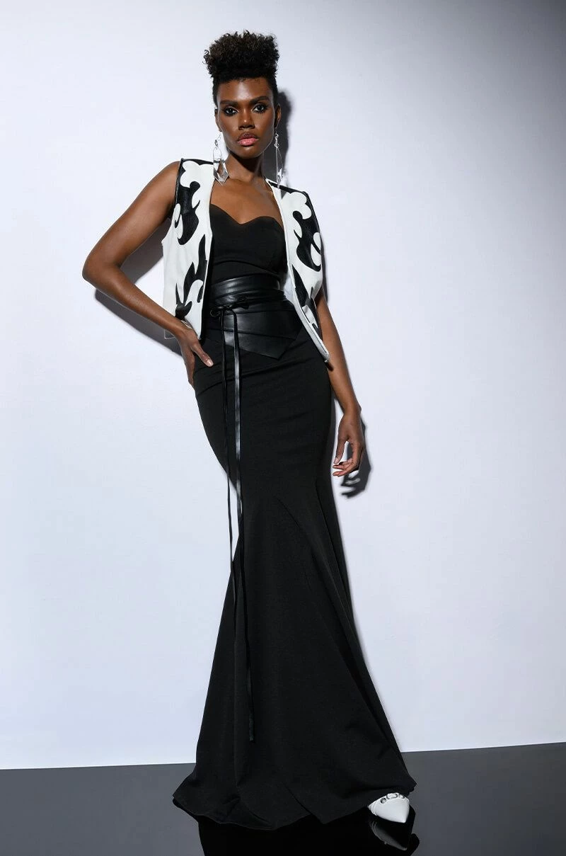 RUN THE WORLD STRAPLESS MAXI DRESS - Image 5