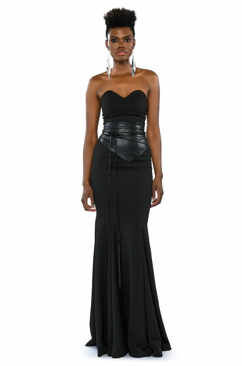 RUN THE WORLD STRAPLESS MAXI DRESS - Image 7