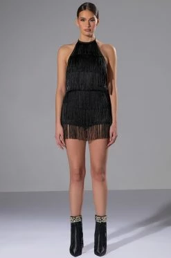 SHAKE SOMETHING FRINGE MINI ROMPER 11 SHAKE SOMETHING FRINGE MINI ROMPER -AKIRA Shop shake something fringe mini romper black 3 3