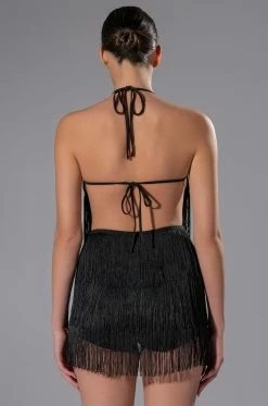 SHAKE SOMETHING FRINGE MINI ROMPER 14 SHAKE SOMETHING FRINGE MINI ROMPER -AKIRA Shop shake something fringe mini romper black 6 6