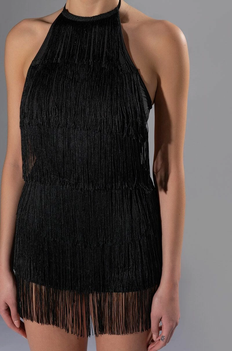 SHAKE SOMETHING FRINGE MINI ROMPER 9 SHAKE SOMETHING FRINGE MINI ROMPER - Image 7