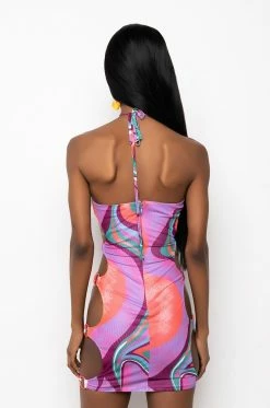 SHE AIN'T ME MINI DRESS WITH CUT OUTS 13 SHE AIN'T ME MINI DRESS WITH CUT OUTS -AKIRA Shop she aint me mini dress with cut outs pink multi 5 5 c1