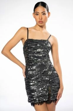 SHOW ME LOVE SEQUIN MINI DRESS