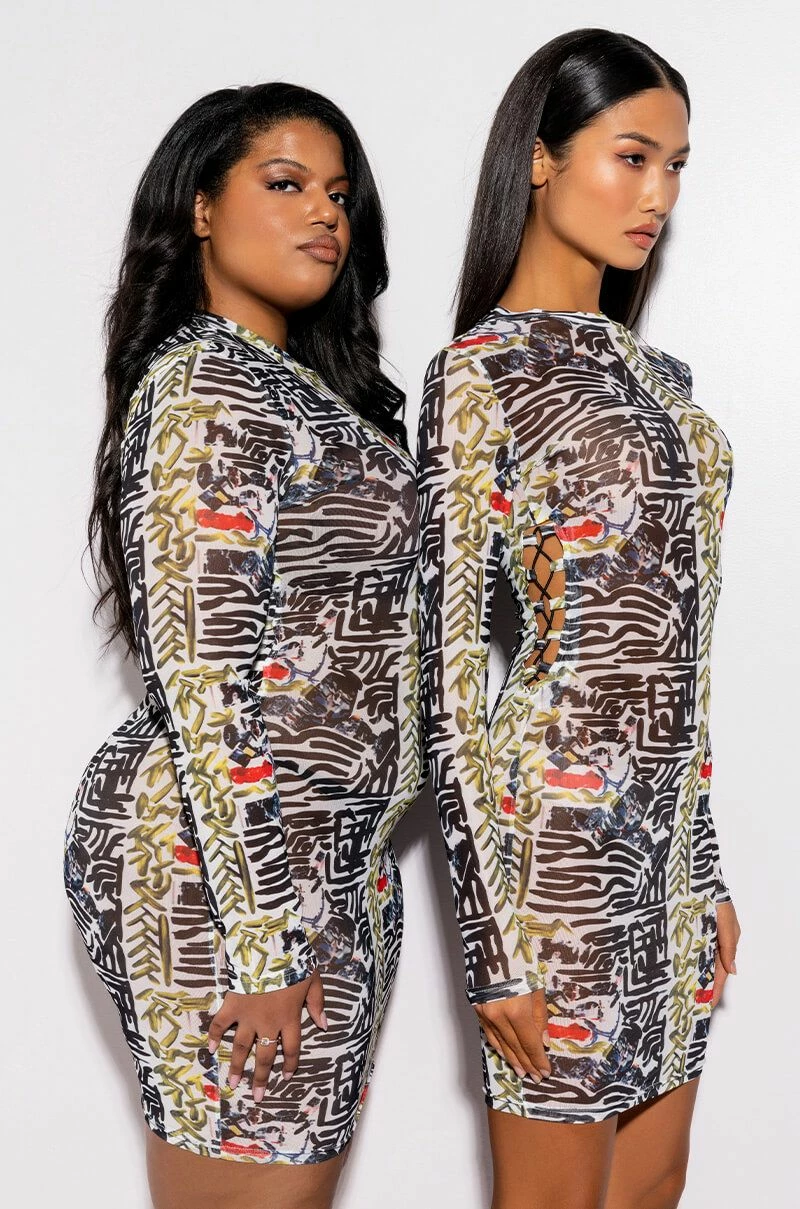 SKYART X AKIRA MINI MESH DRESS - Image 5