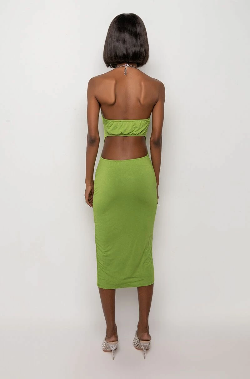 STOP STARING OPEN BACK MIDI DRESS 6 STOP STARING OPEN BACK MIDI DRESS - Image 4