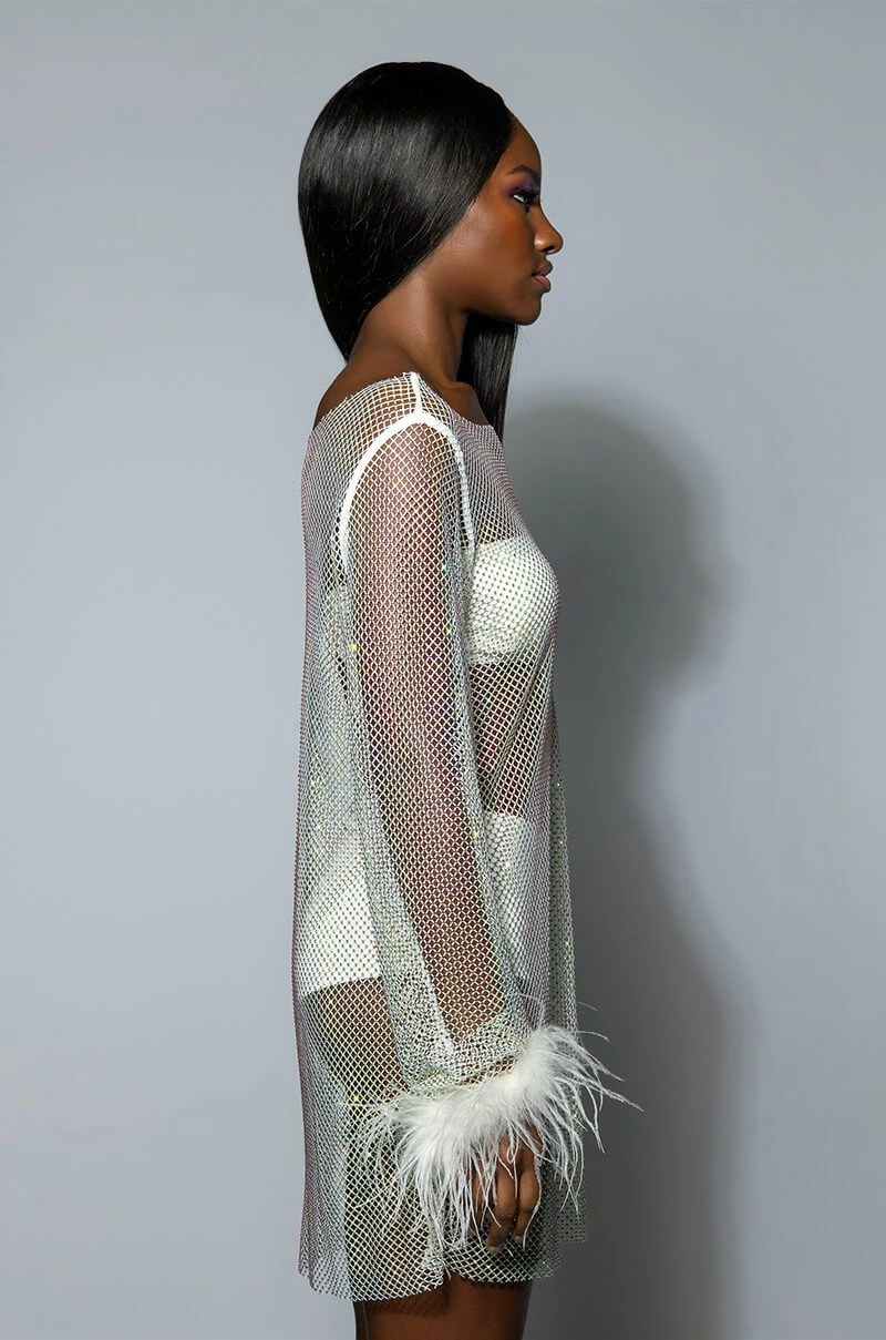 TELL ME A SECRET SPARKLE MINI DRESS - Image 6