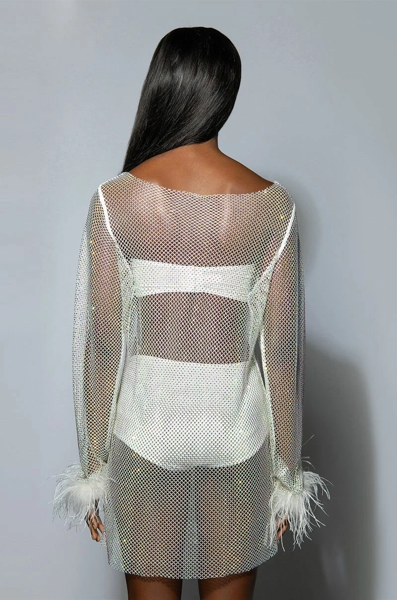 TELL ME A SECRET SPARKLE MINI DRESS - Image 7