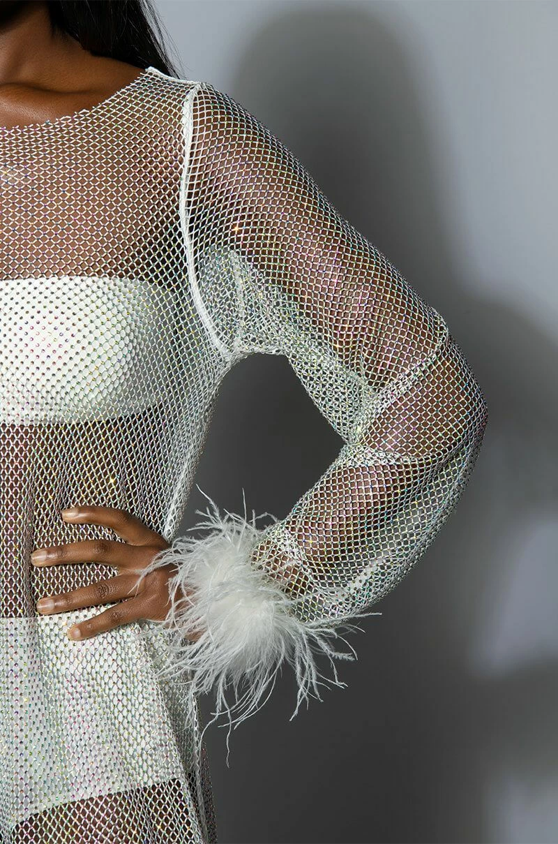 TELL ME A SECRET SPARKLE MINI DRESS - Image 8