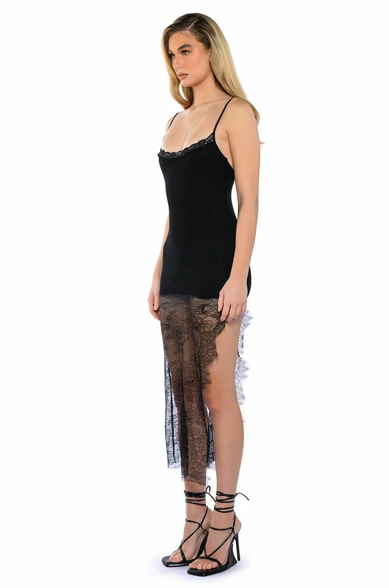 TINA LACE DETAIL MAXI DRESS - Image 3