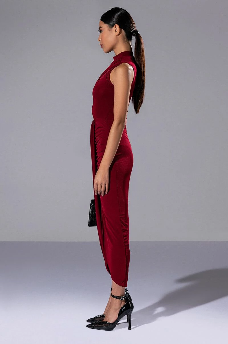 WALK THE WALK SLEEVELESS MIDI DRESS - Image 4