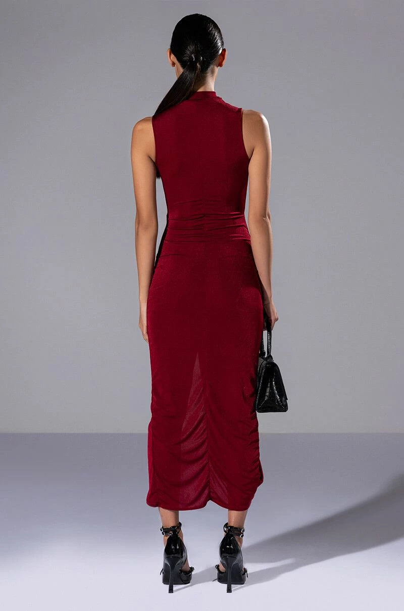 WALK THE WALK SLEEVELESS MIDI DRESS - Image 5