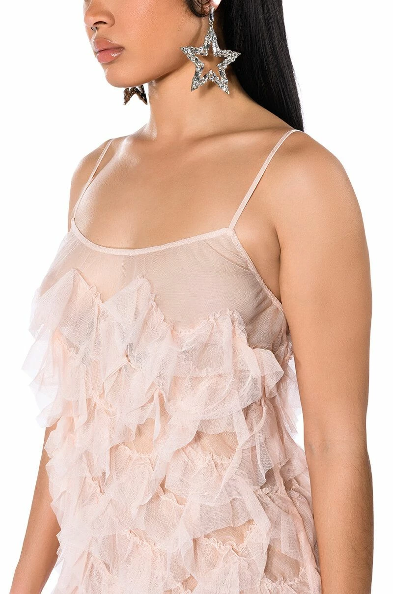 WISHLIST MESH TEXTURED MAXI DRESS - Image 6