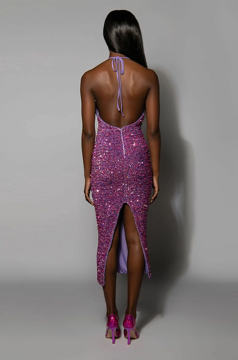 WONDERLAND SEQUIN MAXI DRESS - Image 5